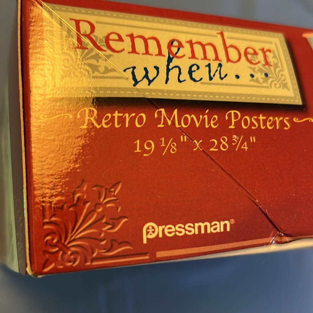 Remember When Puzzle “Singin' in the Rain” Retro Movie Poster 1,000 Pieces - Picture 4 of 7